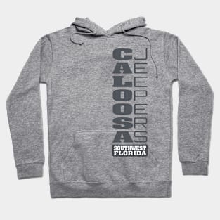 Charcoal Vertical Logo Hoodie